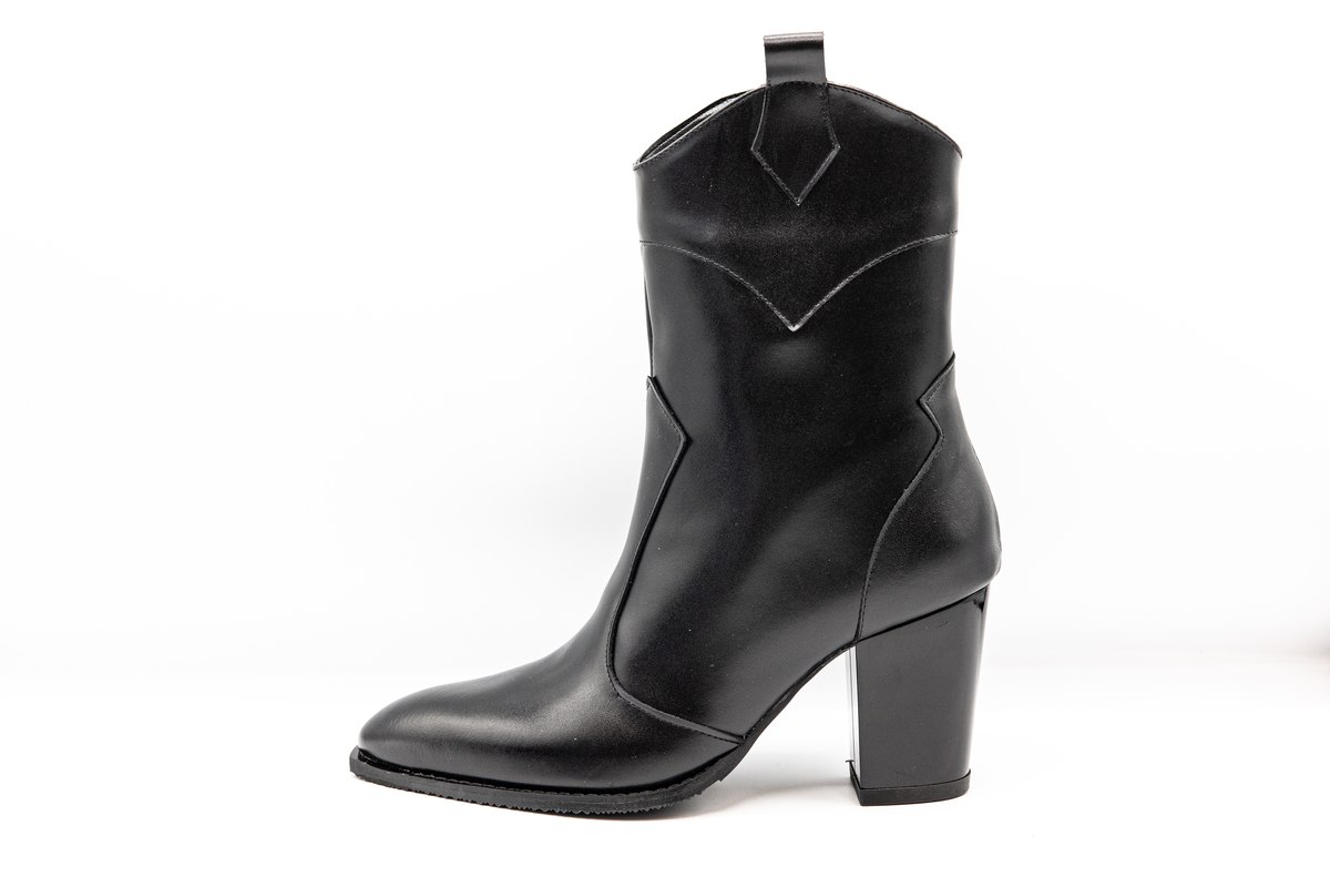 Ghete femei, piele naturala, NIK817N Botine